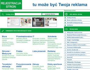 Rejestracja stron